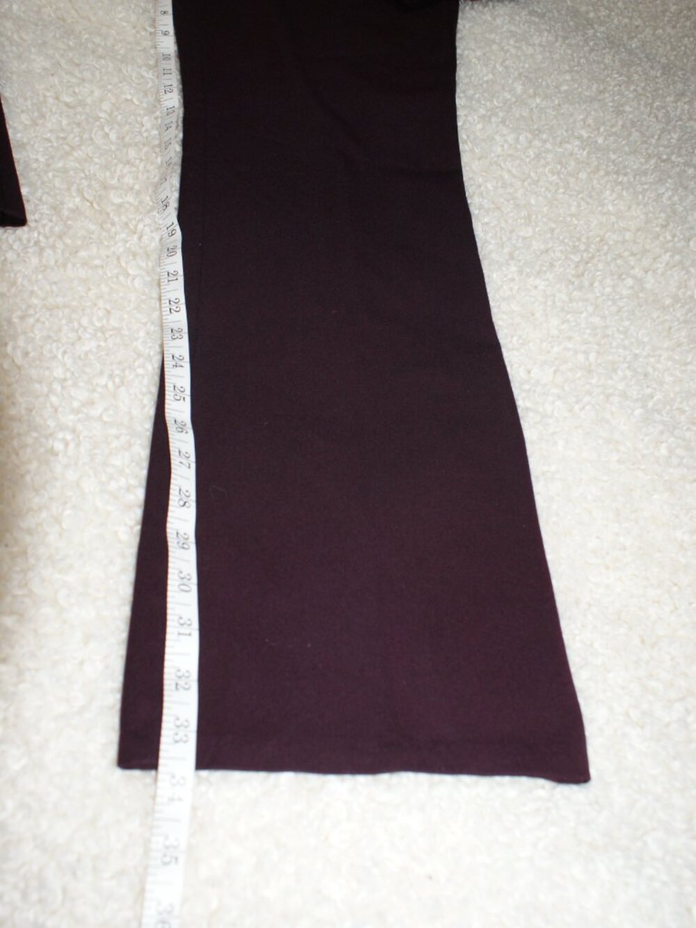 NY&CO 7th Avenue Design - Maroon/Plum Trouser - 14 TALL - LIKE NEW - Picture 9 of 9